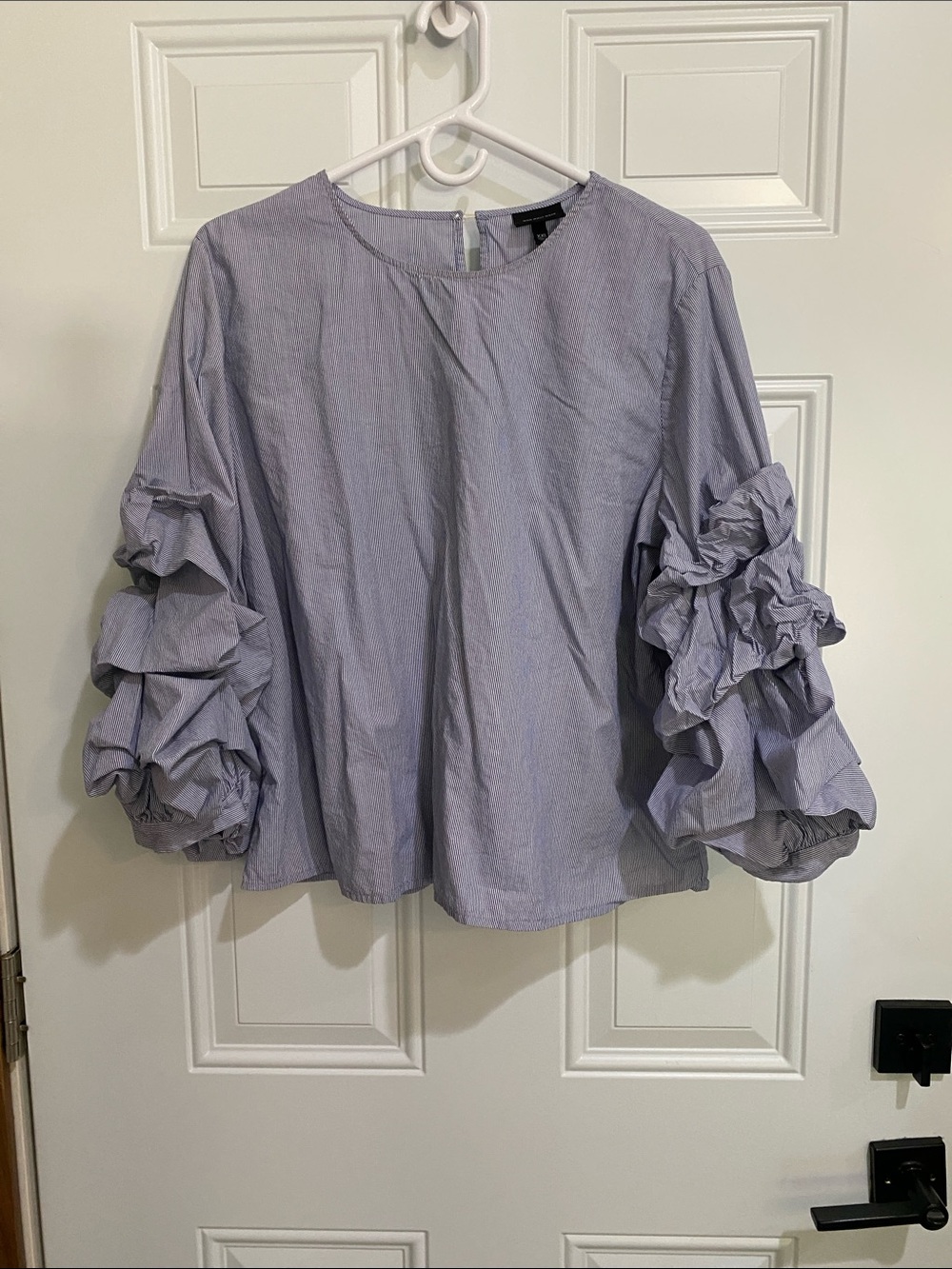 Who What Wear Ruffle-Sleeve Blouse